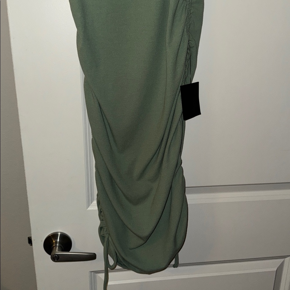 Lulu's Sage Ribbed Knit Top - Picture 3 of 4